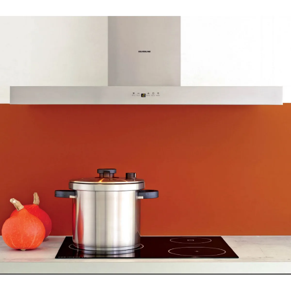 Hotte décorative murale 60cm 70db 540m3/h inox - h10460015 - SILVERLINE