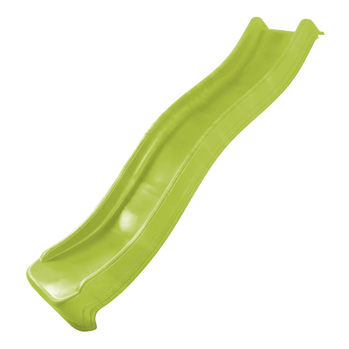 AXI Sky220 Toboggan à Eau en VERT Citron - 220 cm - Élément complémentaire pour aire de jeux / maison de jeu enfant - Toboggan pour hauteur de estrade 120 cm