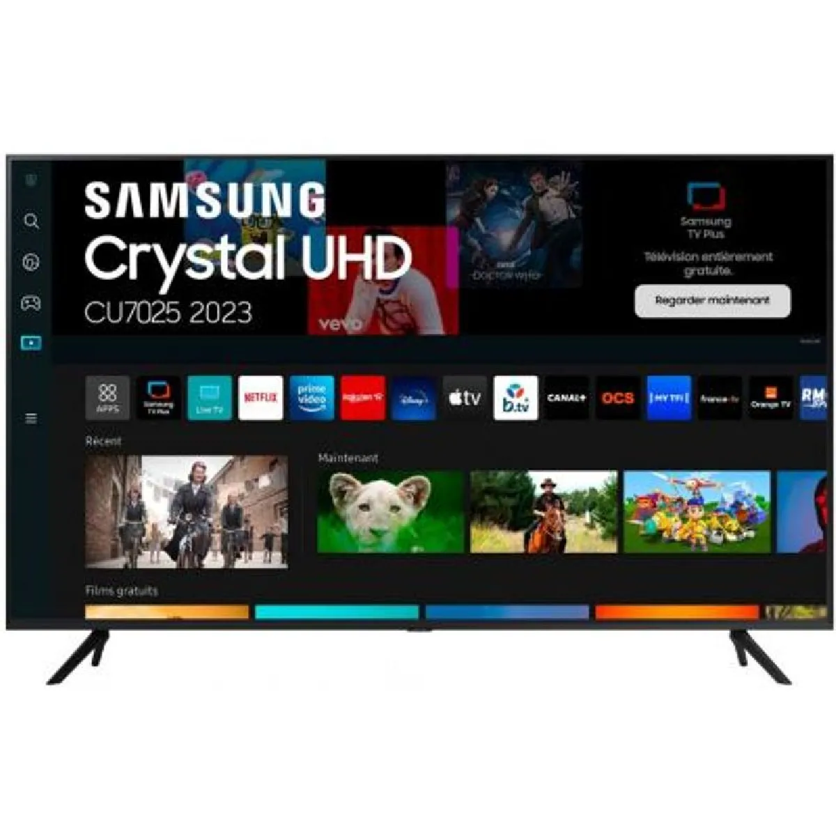 Téléviseur 4k LED 43''108cm SAMSUNG 43CU7025