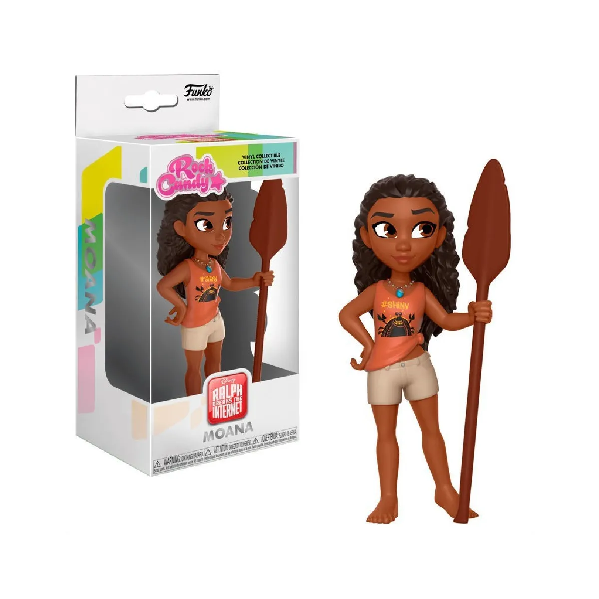 FUNKO - Figurine FunKo Rock Candy: Comfy Princesses - Moana