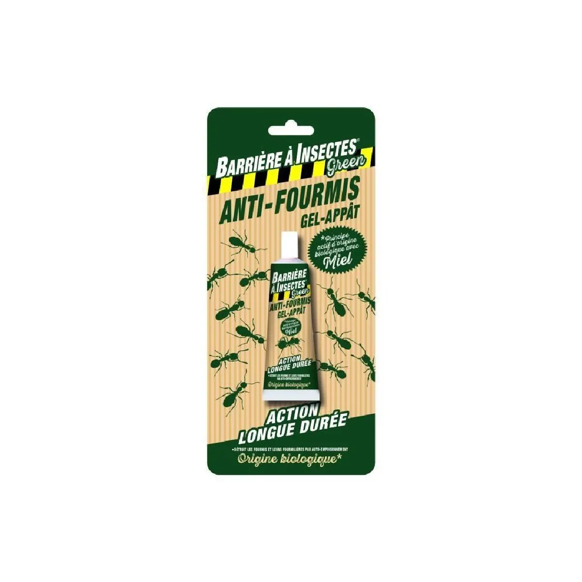 BARRIERE A INSECTES GREEN Anti-fourmis gel appât tube a base de Spinoza - Blister 1 tube 30 g