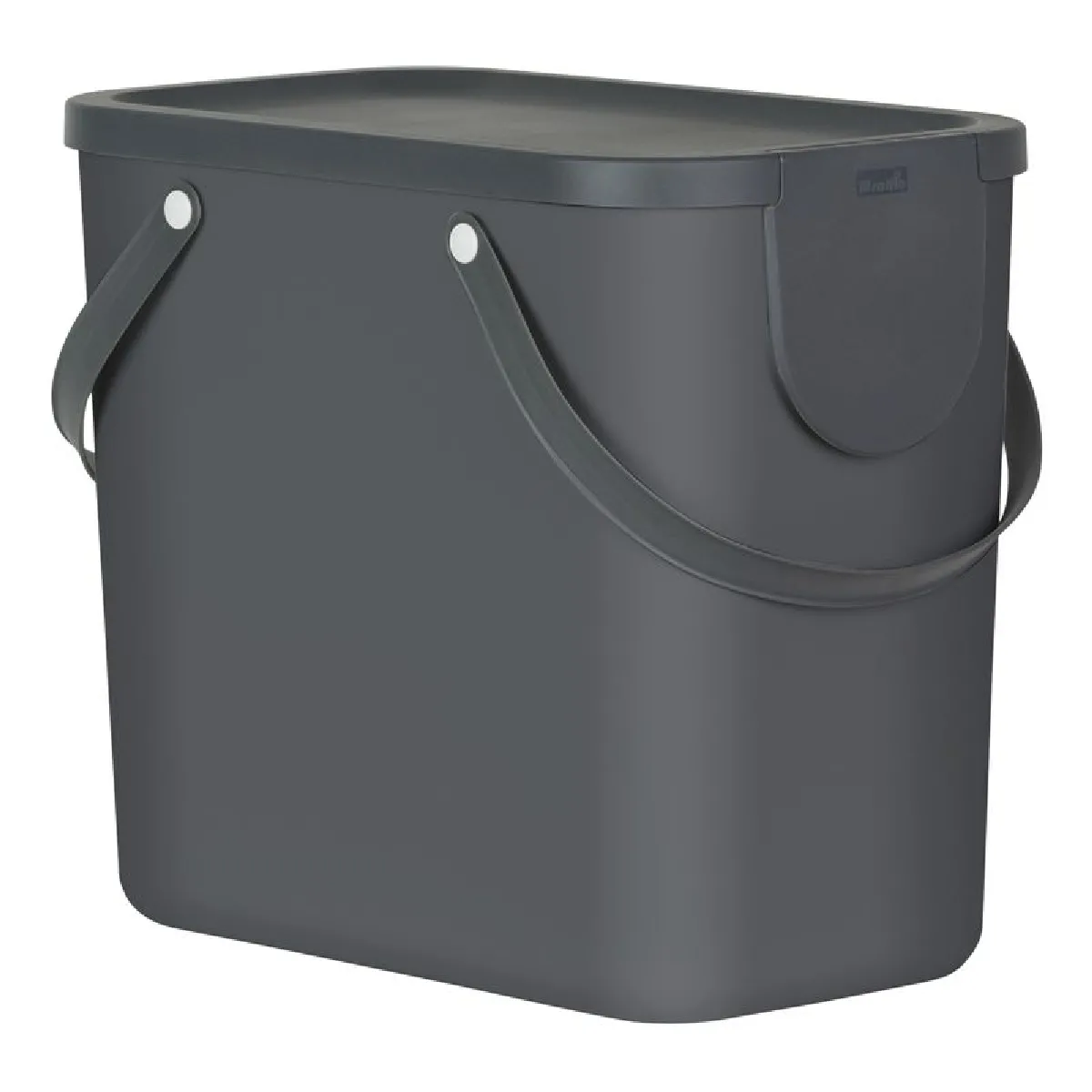 Poubelle 25L ALBULA gris