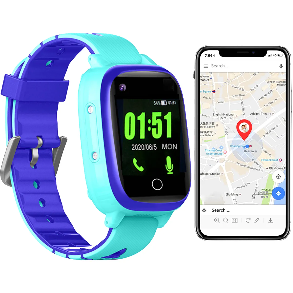 Montre Traceur GPS 4G WiFi