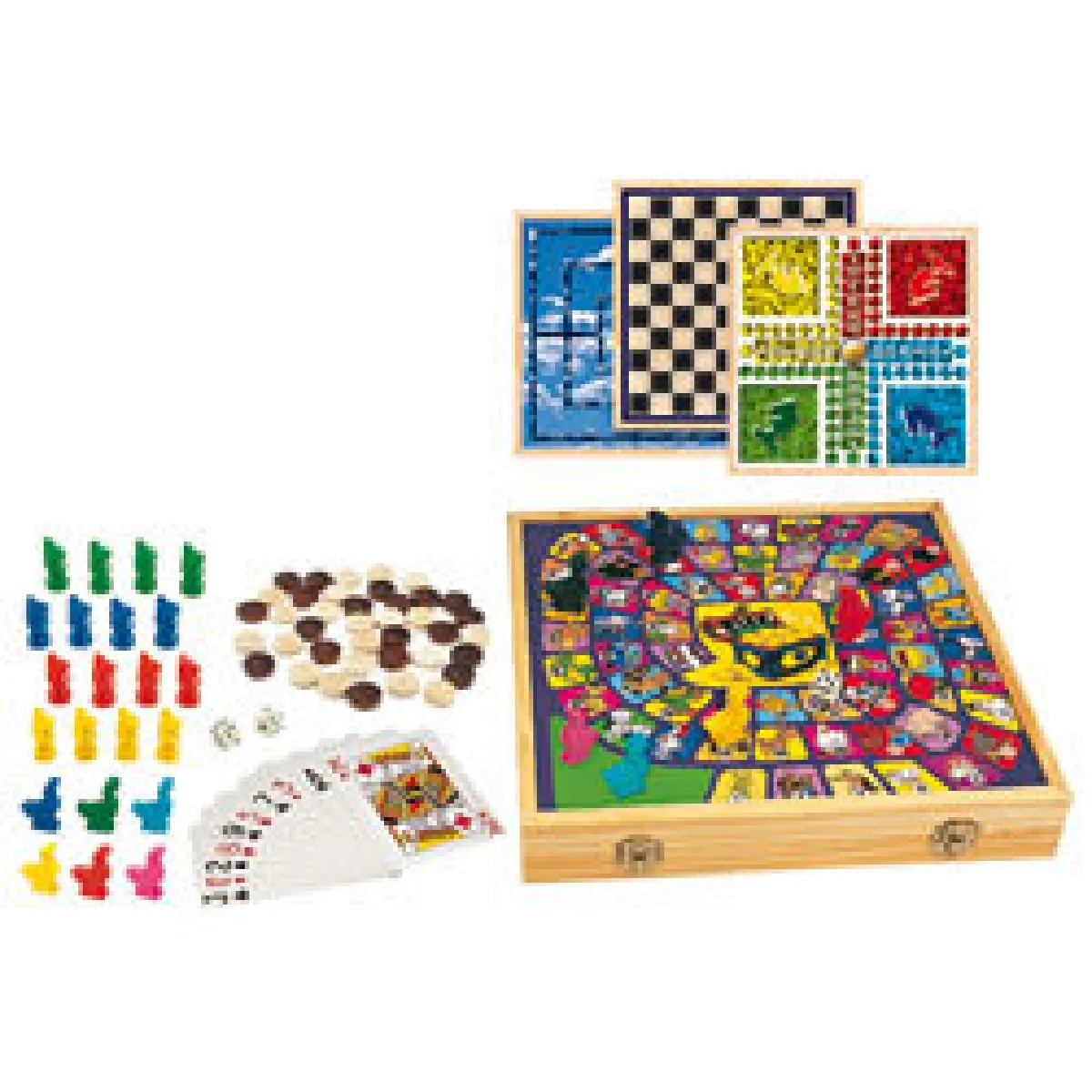 Coffret 100 Jeux bois