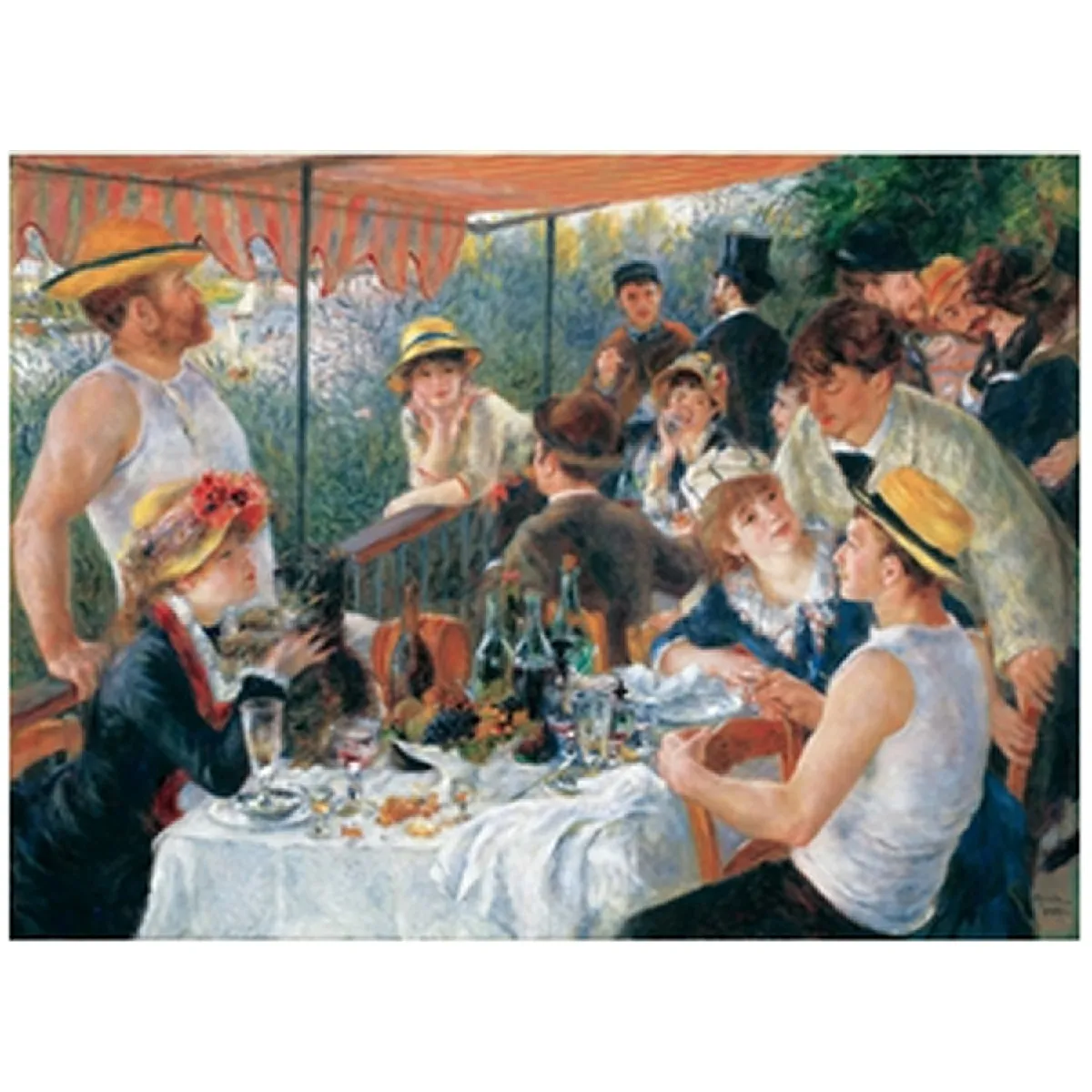 Puzzle d'art en bois 250 pièces Michèle Wilson Renoir : Le dejeuner des canotiers