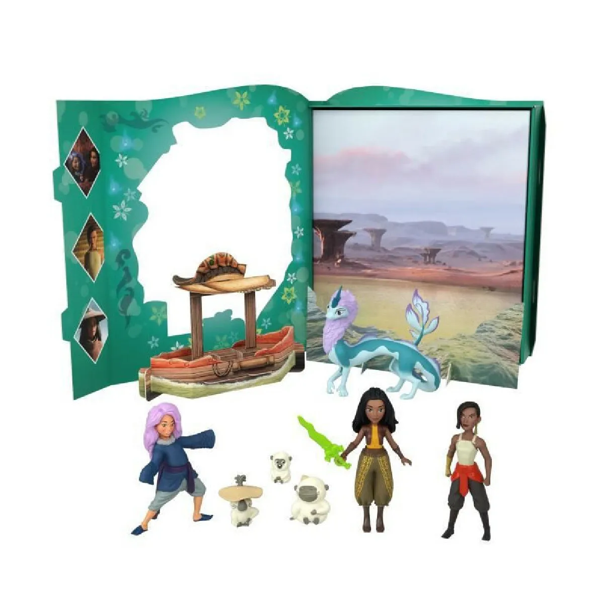 Princesse Disney - Coffret Histoire Raya - Poupées Mannequins - 3 Ans Et +