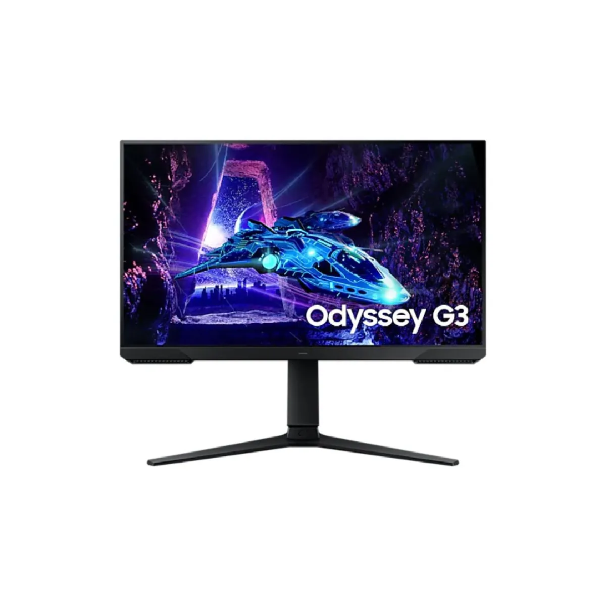 Ecran 24'' Samsung Gaming Odyssey G3 - G30D Noir VA 1920x1080 1ms 250cd/m² 180Hz HDMI DisplayPort Pied Réglable en Hauteur Orientable Pivot Inclina