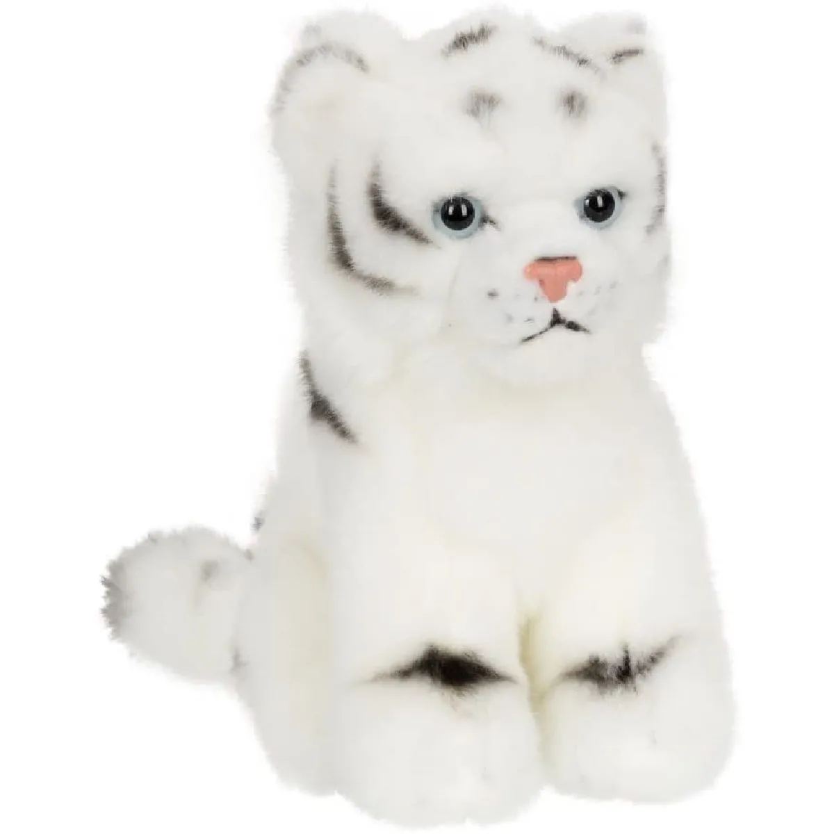 peluche Tigre de 15 cm blanc