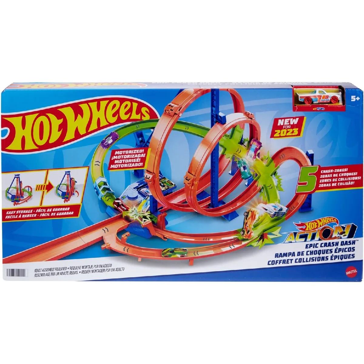 Hot Wheels Course de crash épique