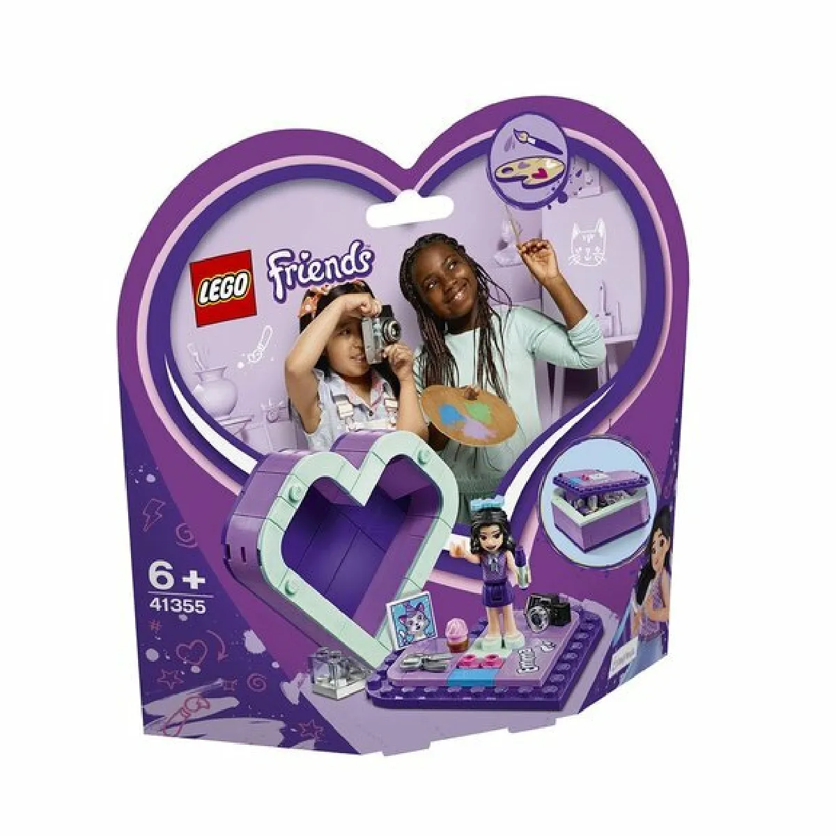 La boîte cœur d'Emma LEGO Friends 41355