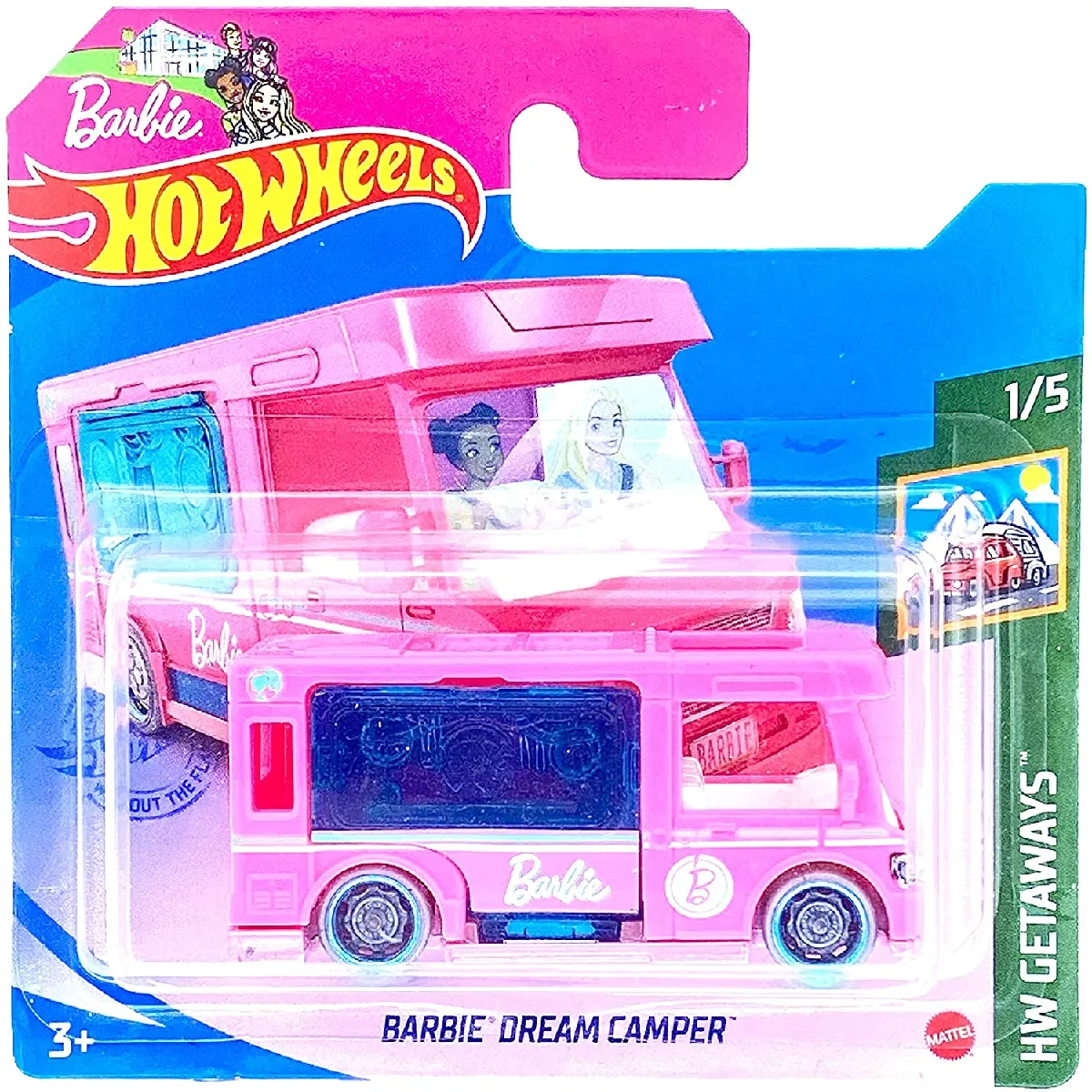 Hot Wheels Barbie Dream Camper HW Getaways 1 5 Voiture de collection miniature Rue du Commerce