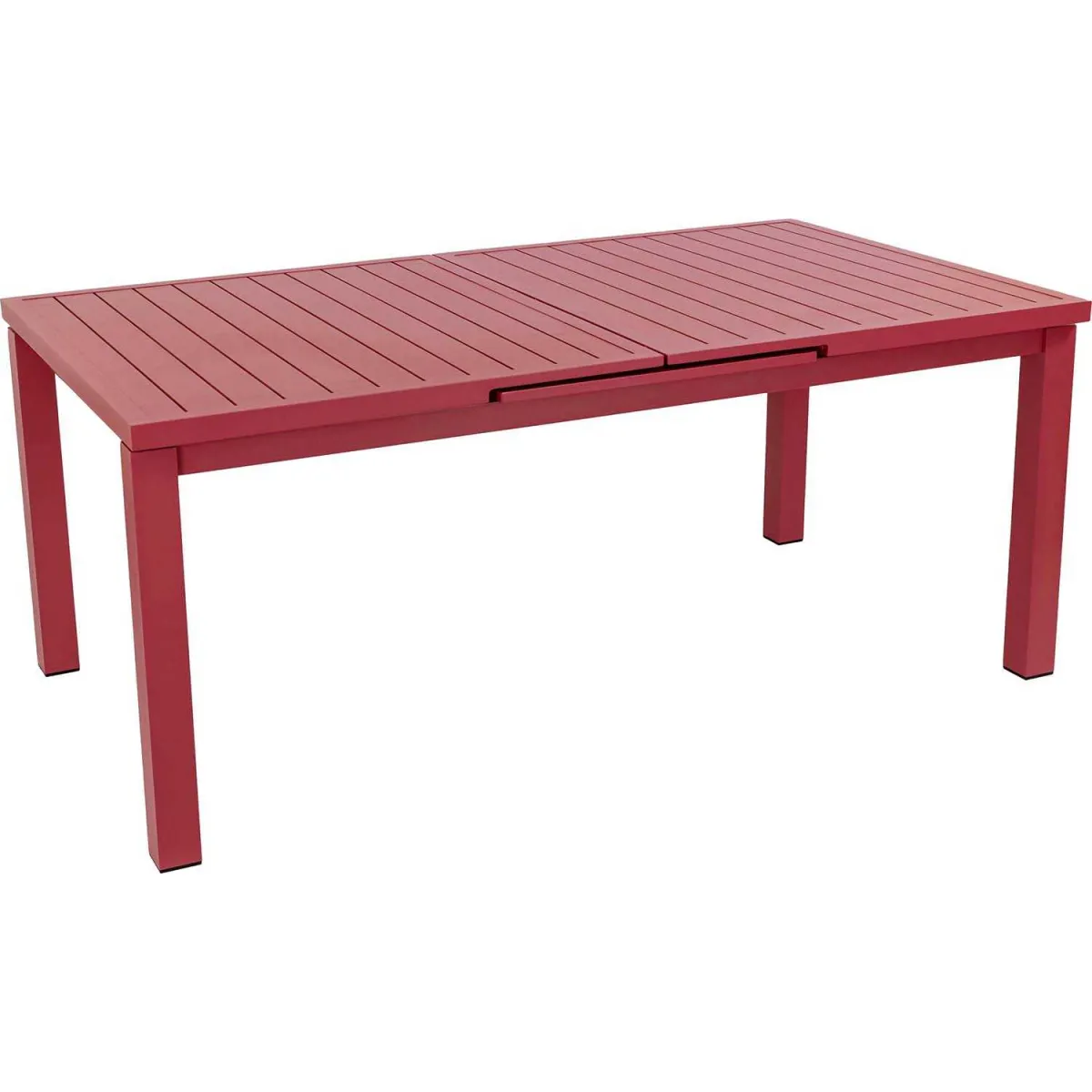 Table en aluminium extensible 8 à 10 personnes Santorin terracotta.