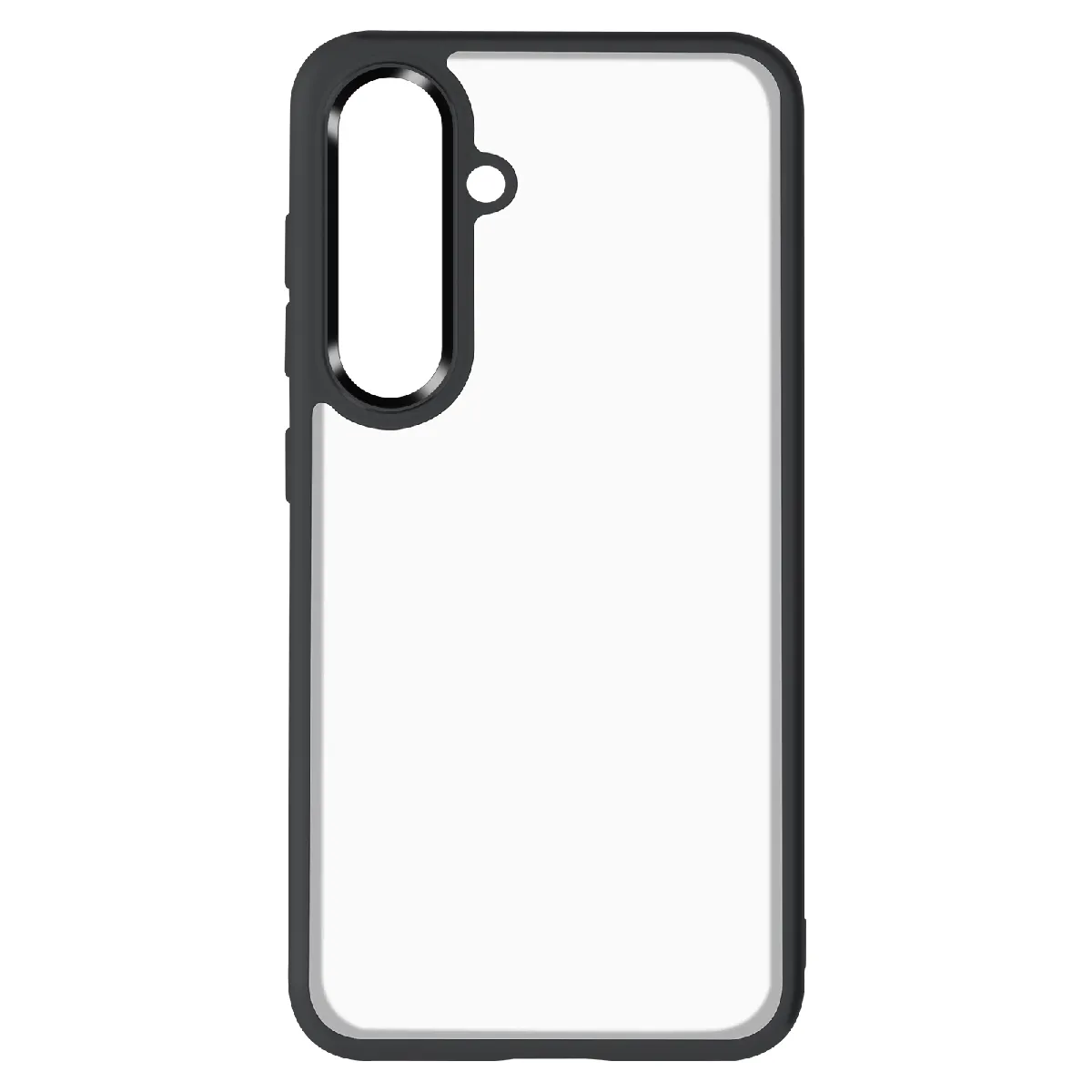 Avizar Coque pour Samsung S24 Plus Dos Rigide Contour Souple Design Fumé Noir