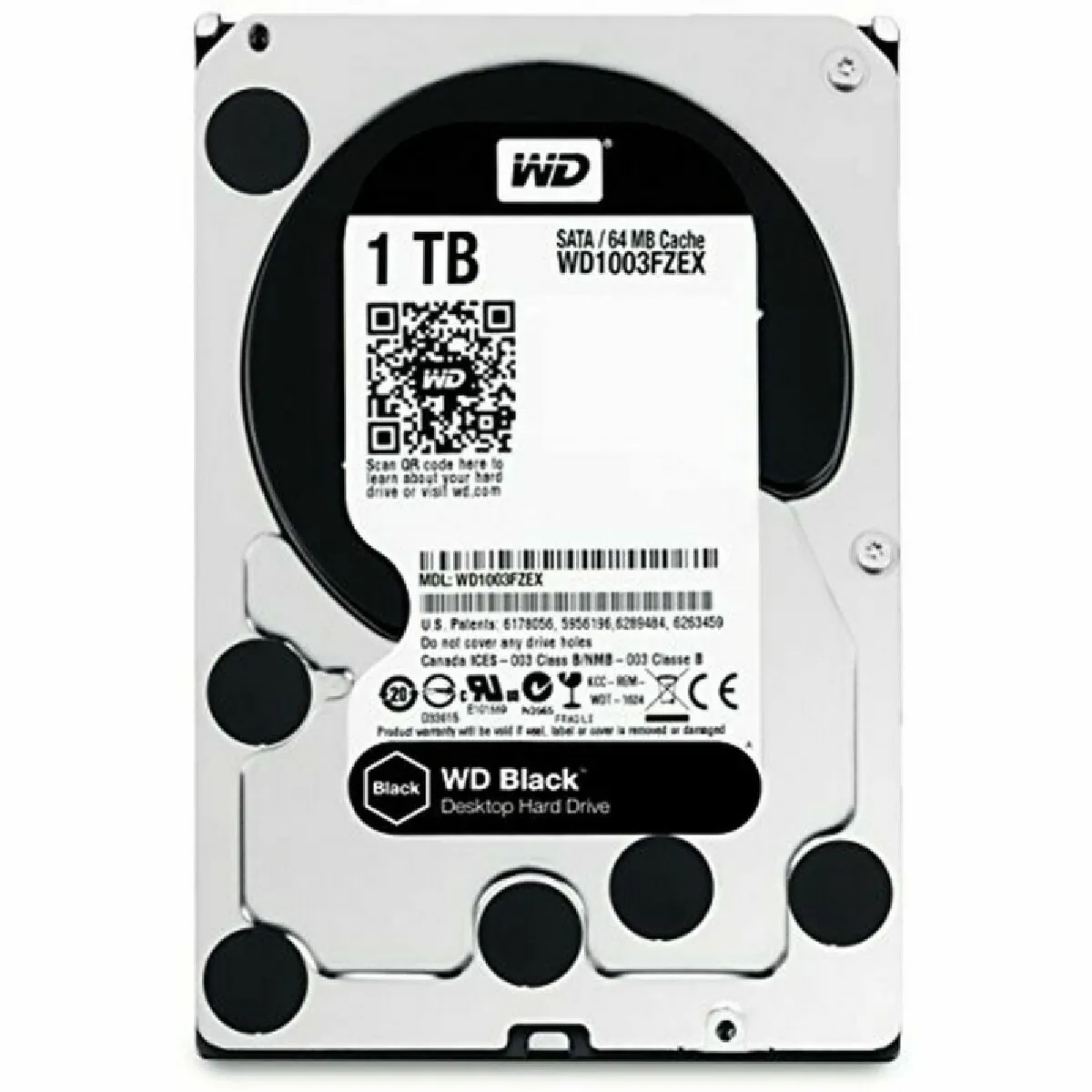 Disque dur Western Digital WD1003FZEX 3.5 1 TB Sata III 7200 rpm