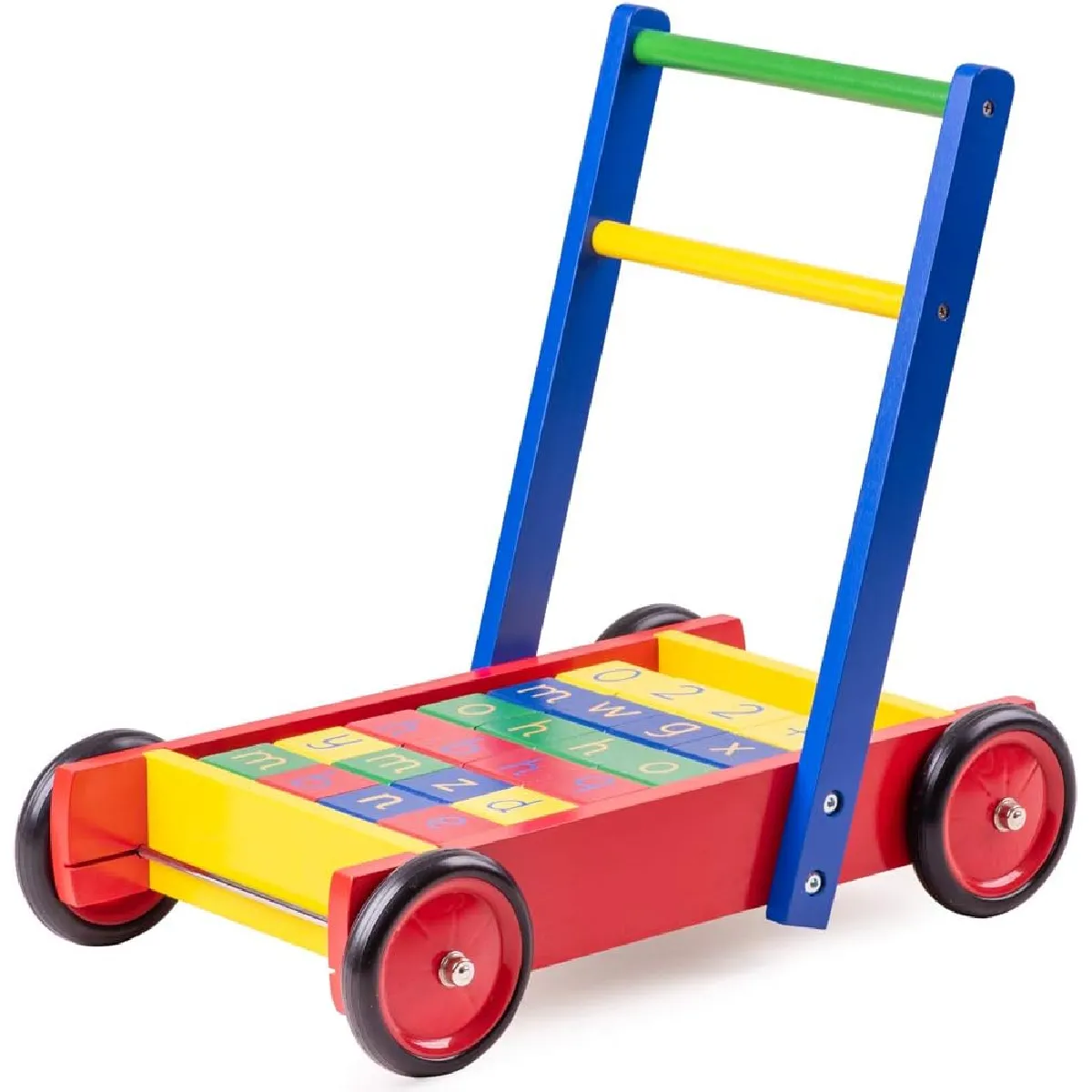 Jeu en bois - Babywalker avec blocs ABC