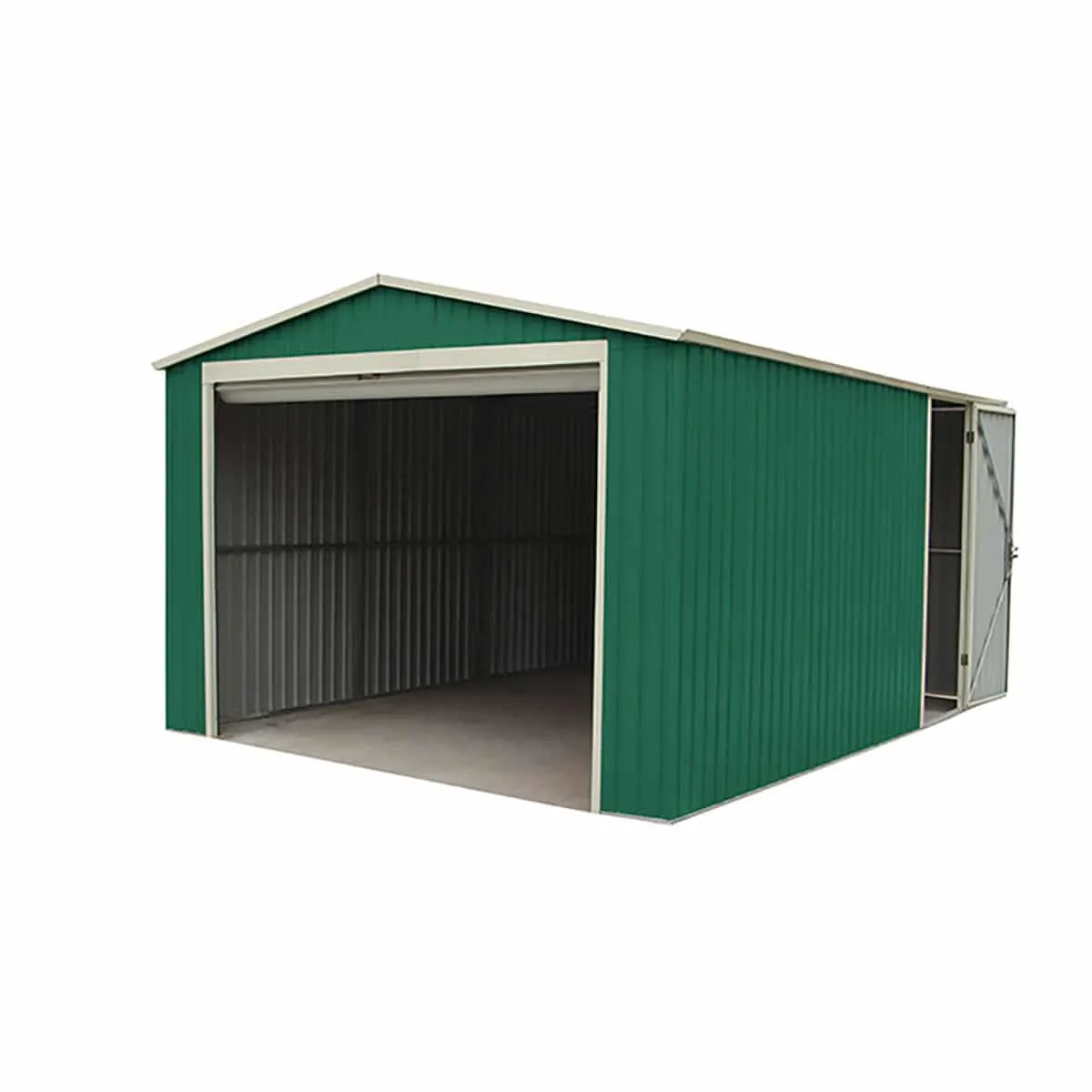 Garage Voiture Métallique Gardiun Leicester - 17,3 m² Extérieur 512x338x243 cm