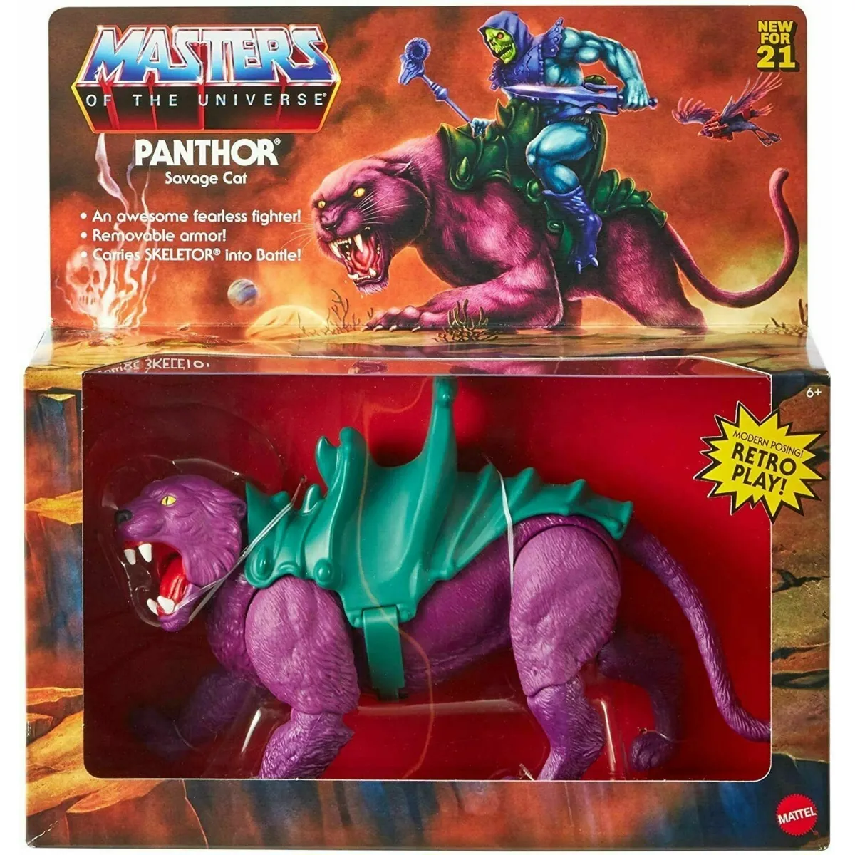 MATTEL Les Maîtres de l'Univers - Panthor 14 cm