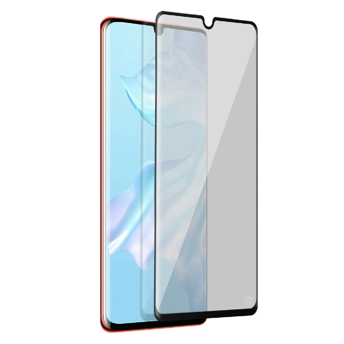 Film Huawei P30 Pro Verre Trempé Incurvé 9H Garanti à Vie ForceGlass Transparent