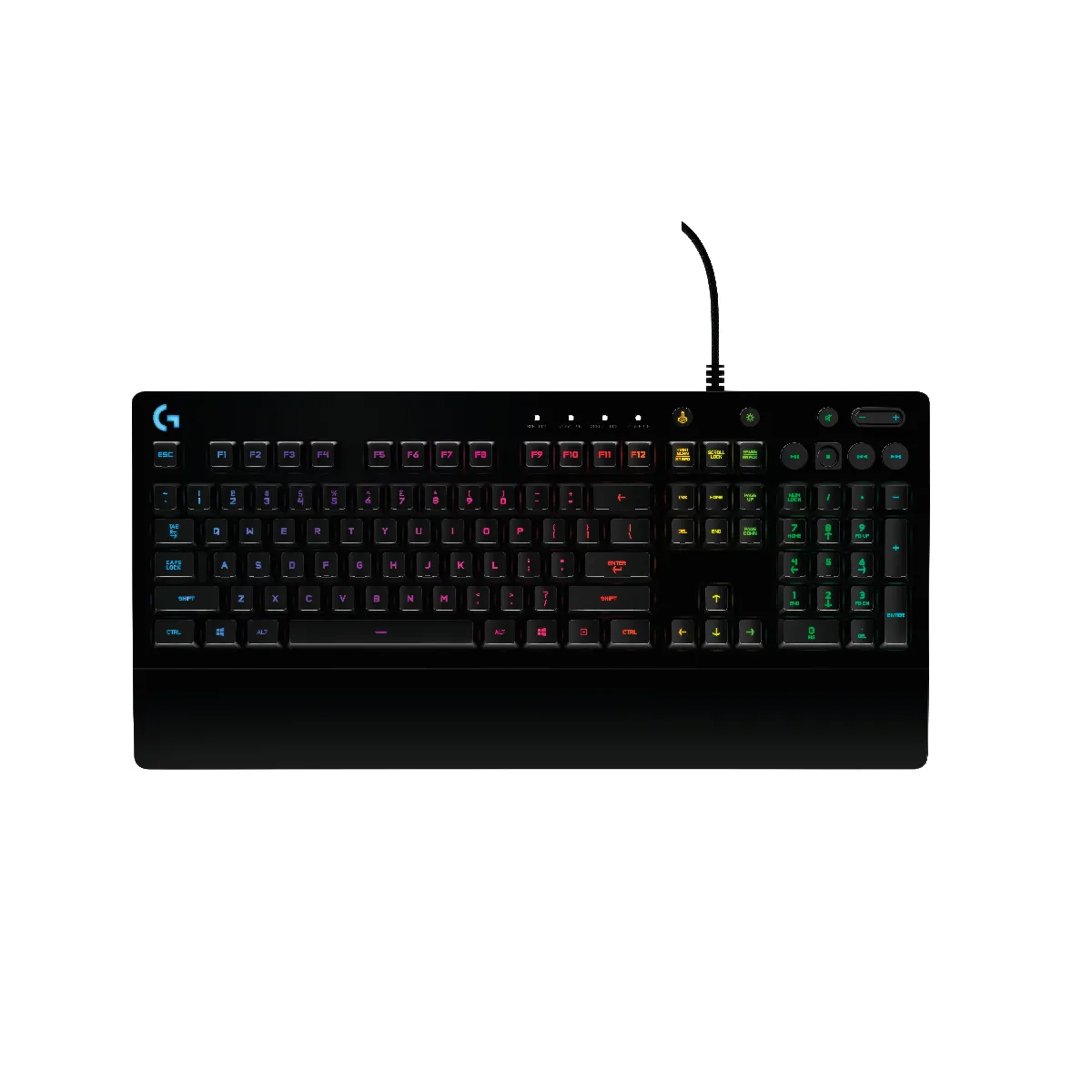 Logitech G G213 clavier USB QWERTZ Suisse Noir