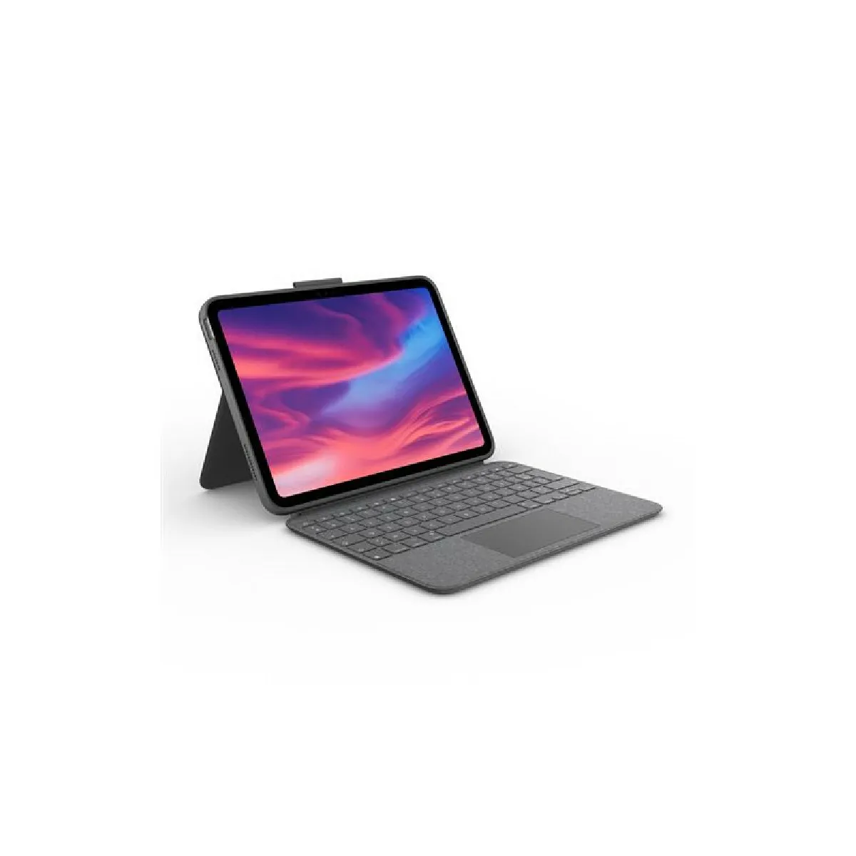 Etui clavier rétroéclairé détachable Logitech Combo Touch pour iPad 10e génération Gris