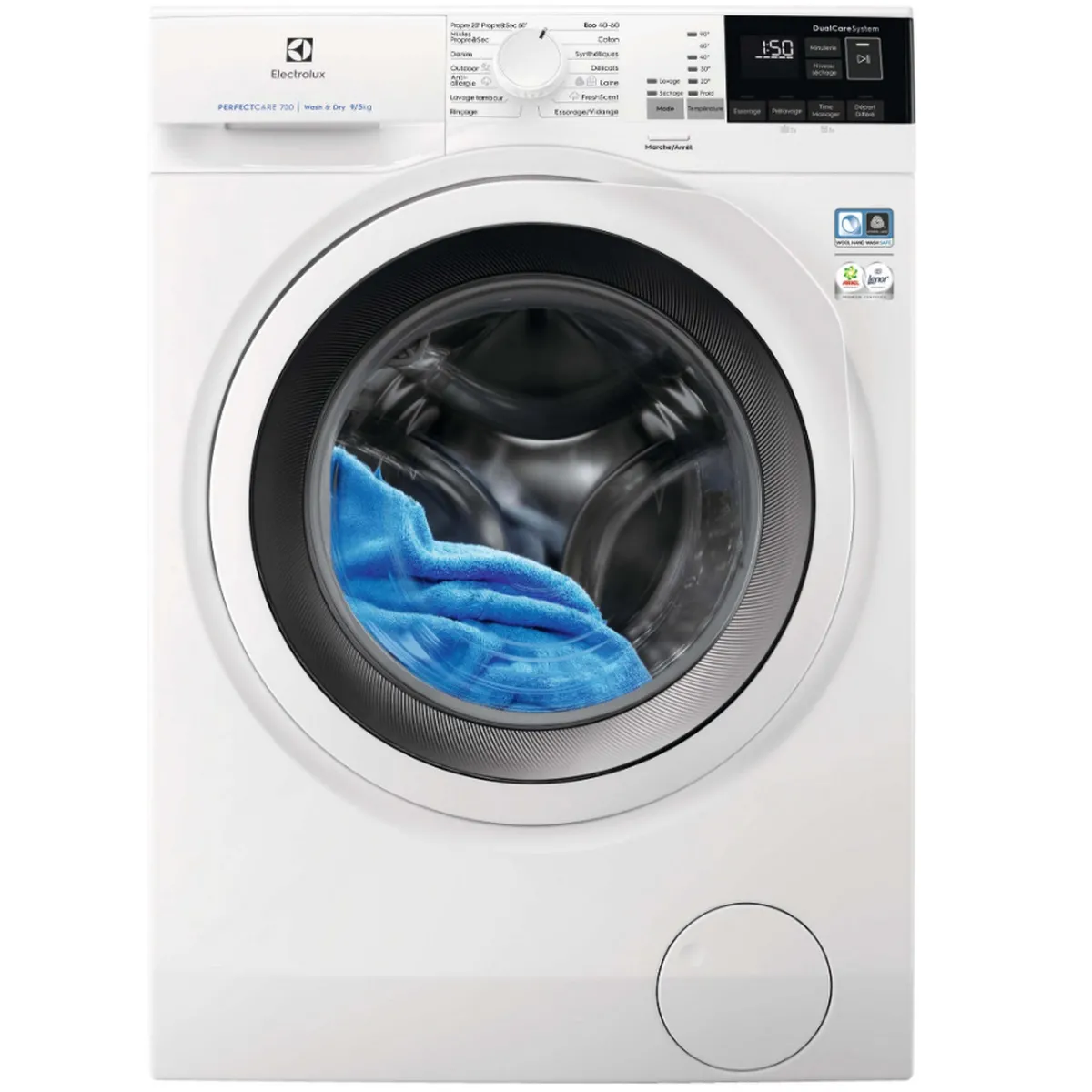 Lave-linge séchant hublot 9/5kg 1400 tours/min - EW7W4954CA - ELECTROLUX