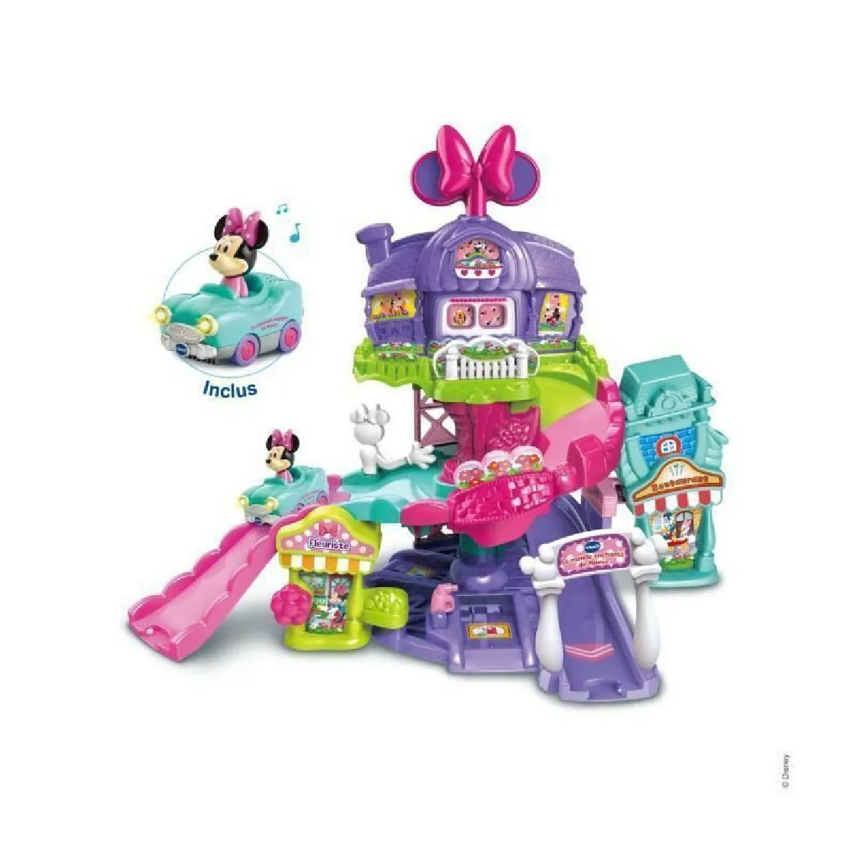 VTECH - TUT TUT BOLIDES - Le Monde Enchante de Minnie + Cabriolet Magique de Minnie