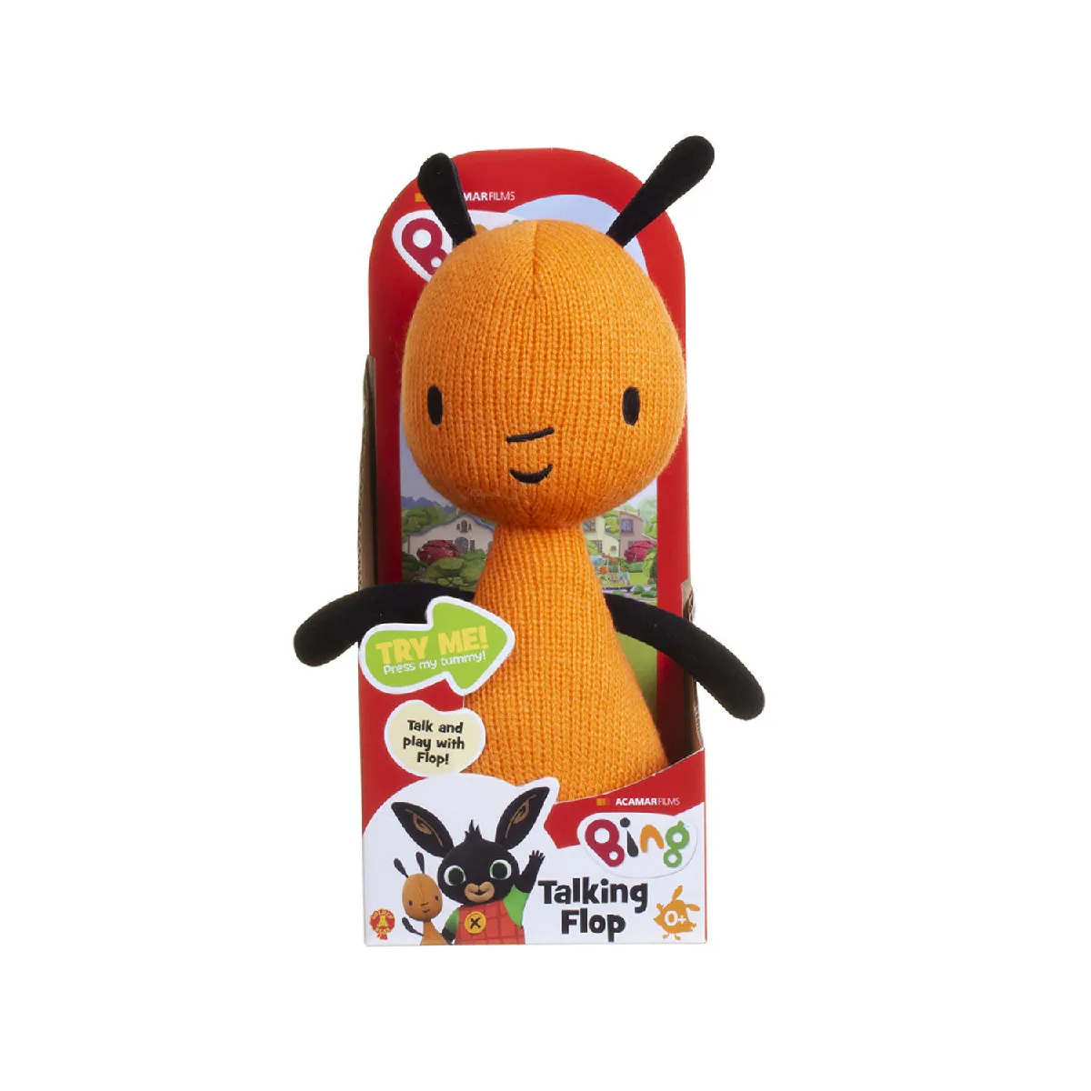 Peluche interactive Flop du conte de fées Bing 27cm Version polonaise