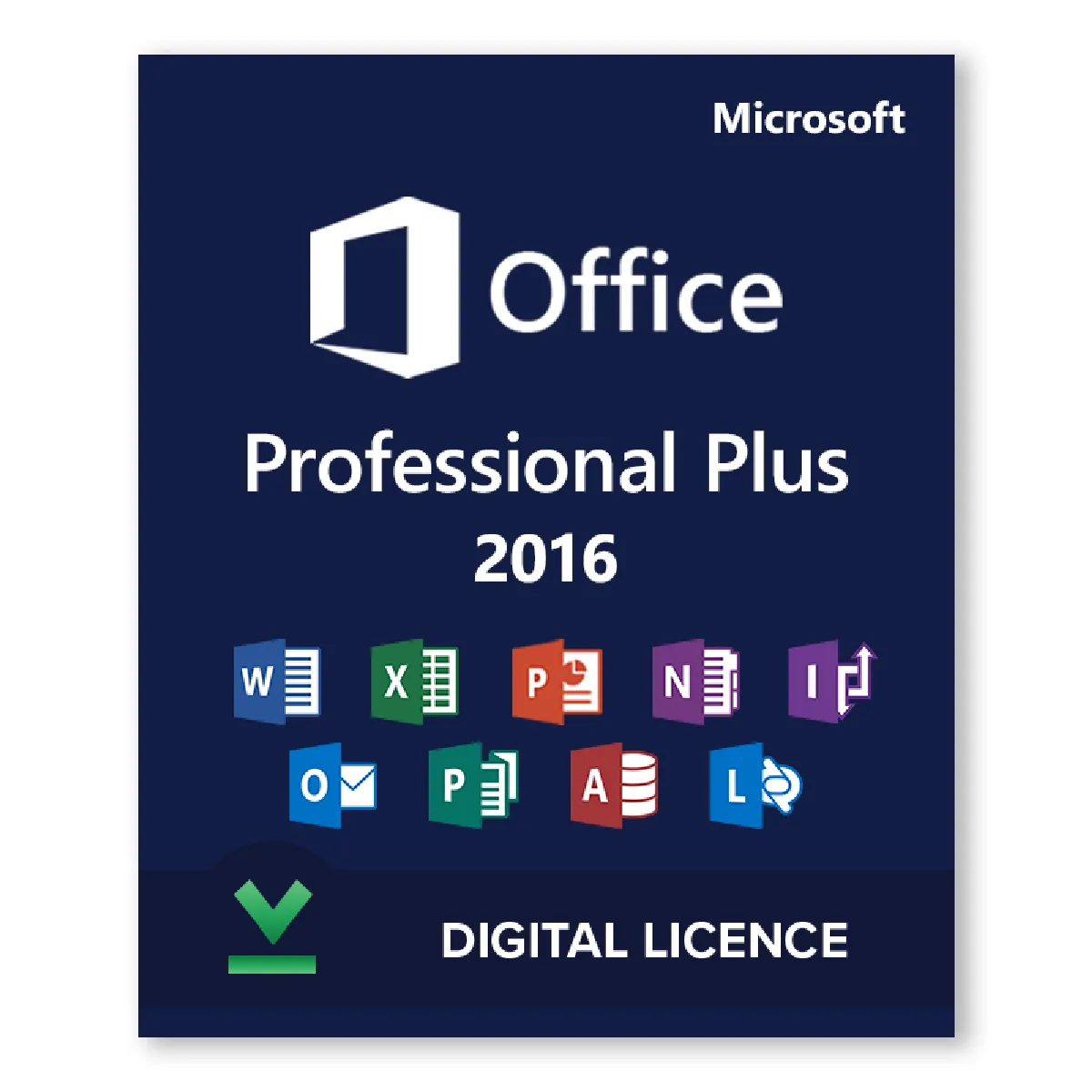 Office 2016 Professionnel Plus - Licence numérique - Logiciel en téléchargement