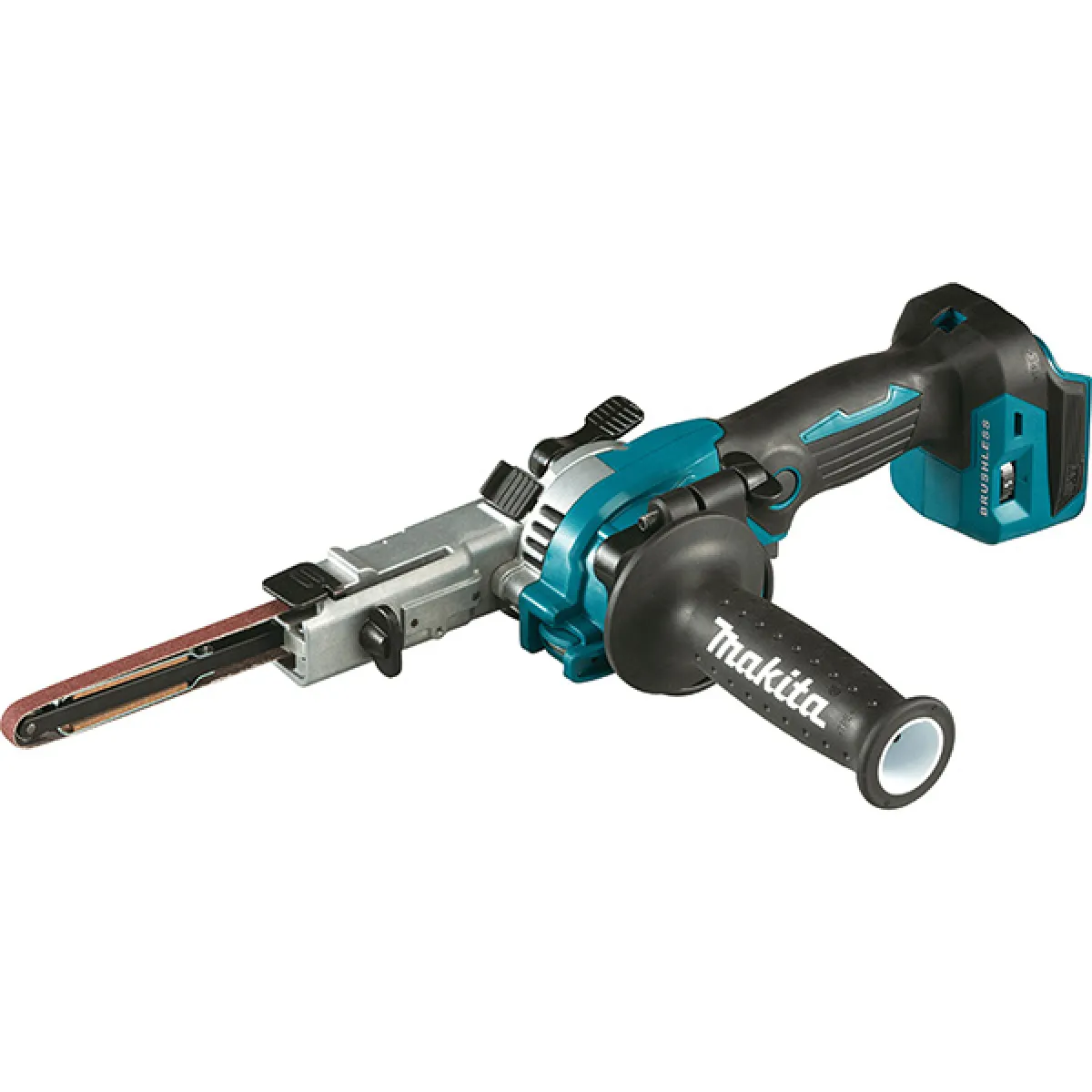 Ponceuse à bande sansfil Makita DBS180ZJ 18 V sans batterie ni chargeur coffret MAKPAC 2 accessoires