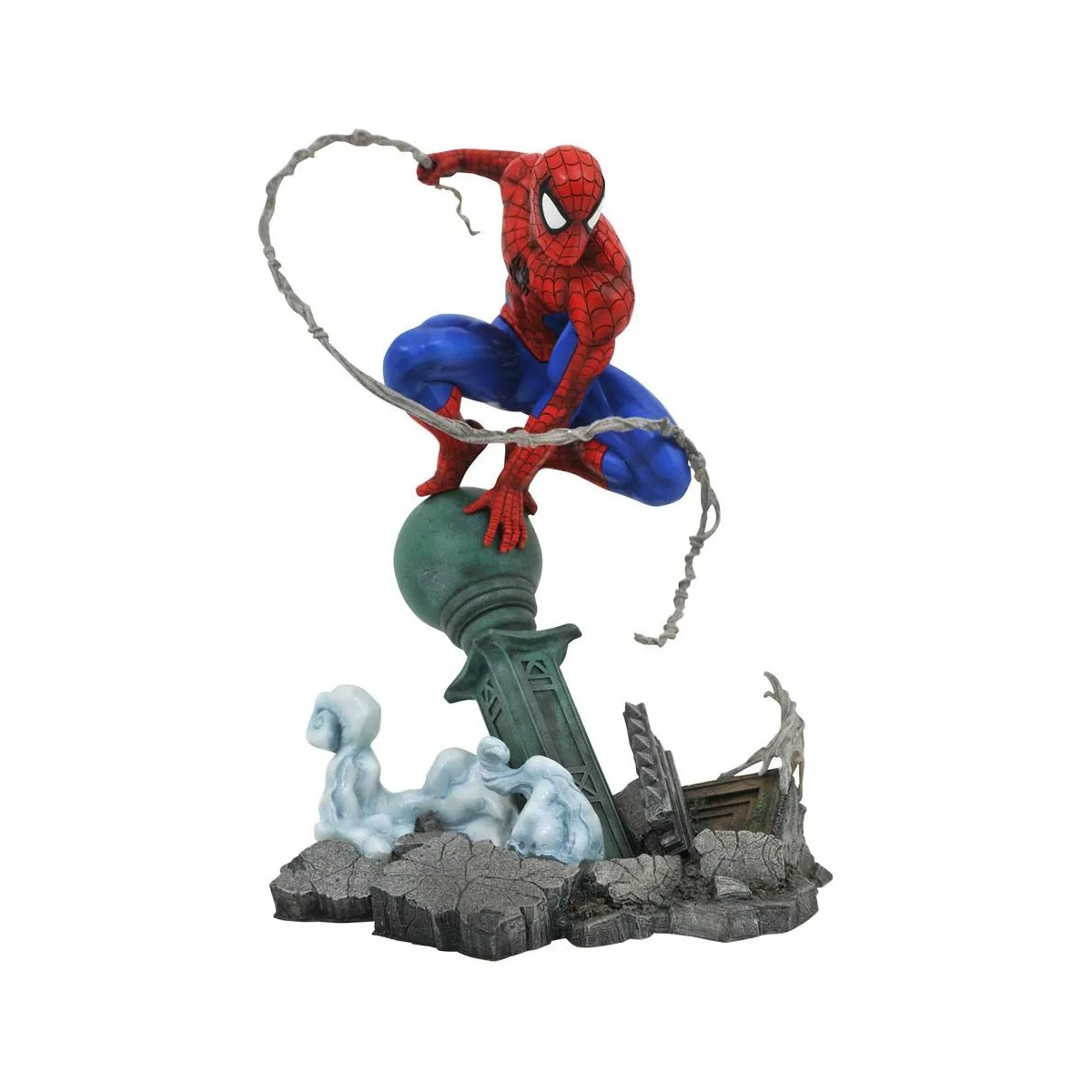 Marvel - Statuette Marvel Comic Gallery Spider-Man Lamppost 25 cm