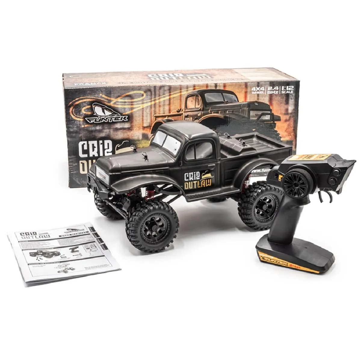 Voiture télécommandée électrique CRAWLER SCALE FUNTEK CR12 OD