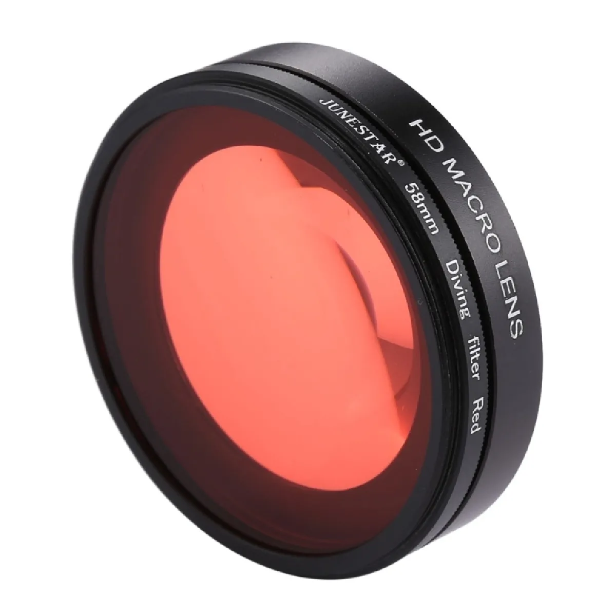 Filtre rouge pour GoPro HERO6 / 5 58mm 16X Macro Lentille + de de Plongée avec Couvercle de la + Adaptateur + Chaîne + Chiffon de Nettoyage