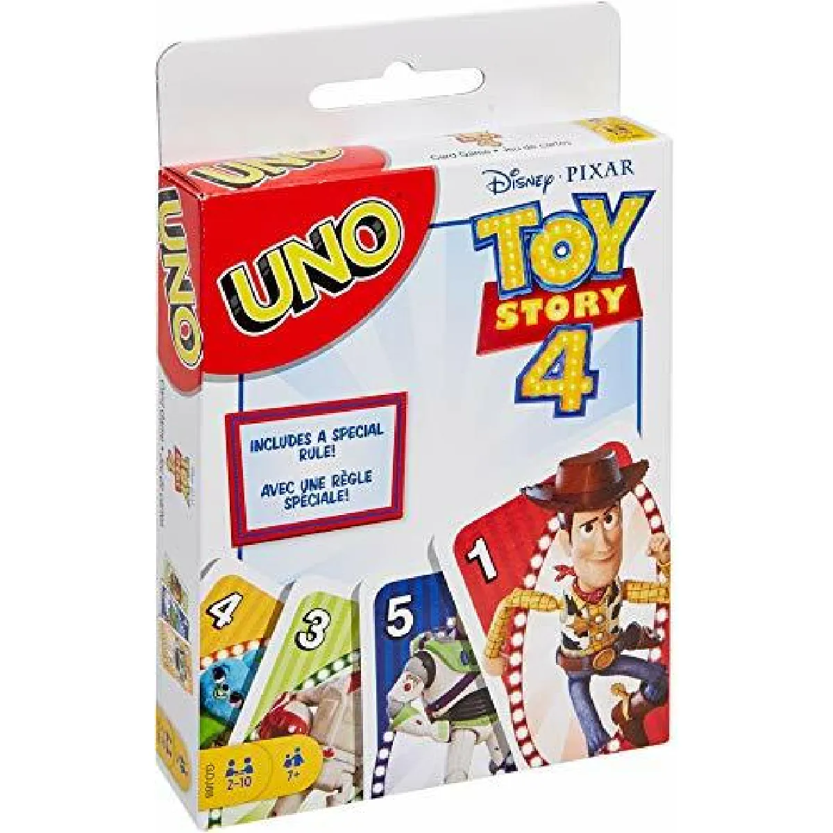 UNO avec Disney Pixar Toy Story 4 - Jeu de cartes pour enfants et famille