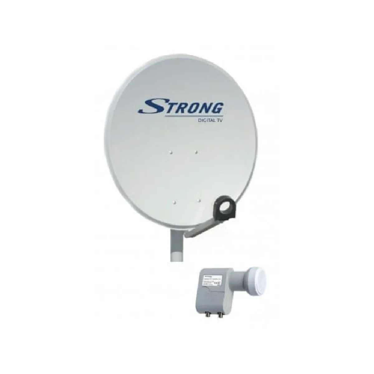 Antenne satellite STRTD80SP 80 cm + tête LNB Twin universel