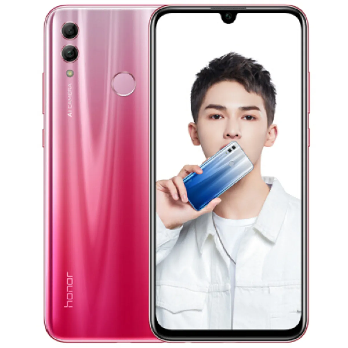 Smartphone Honor 10 Lite Dual Card 6 go / 128 Go - Rouge