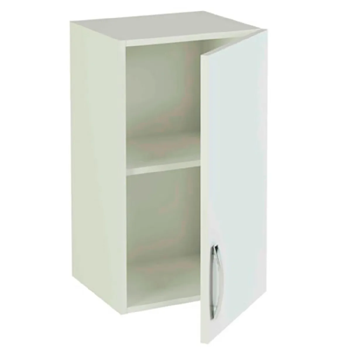 Meuble haut de cuisine 1 porte coloris blanc - Hauteur 70 x Longueur 40 x profondeur 33 cm