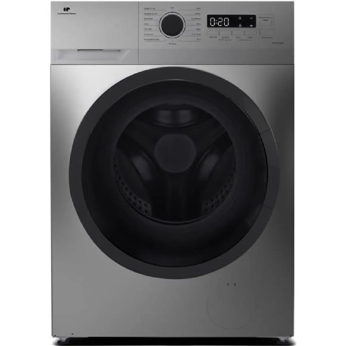 Lave-linge hublot CONTINENTAL EDISON CELL914ISS - 9 kg - Largeur 59,5 cm - Classe A - 1400 trs - moteur induction -Silver