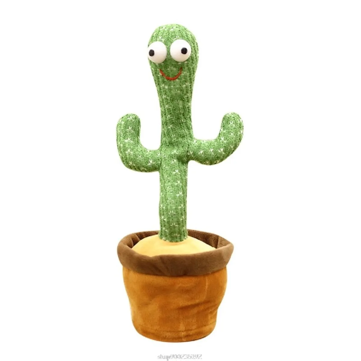 Amusant 32 cm dansant électrique plante cactus peluche jouet avec enfants enfants cadeaux maison bureau déco - Jouets