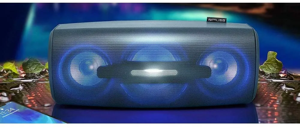Enceinte Nomade Bluetooth Muse M780BTB - Bleue - Portable Sans Fil