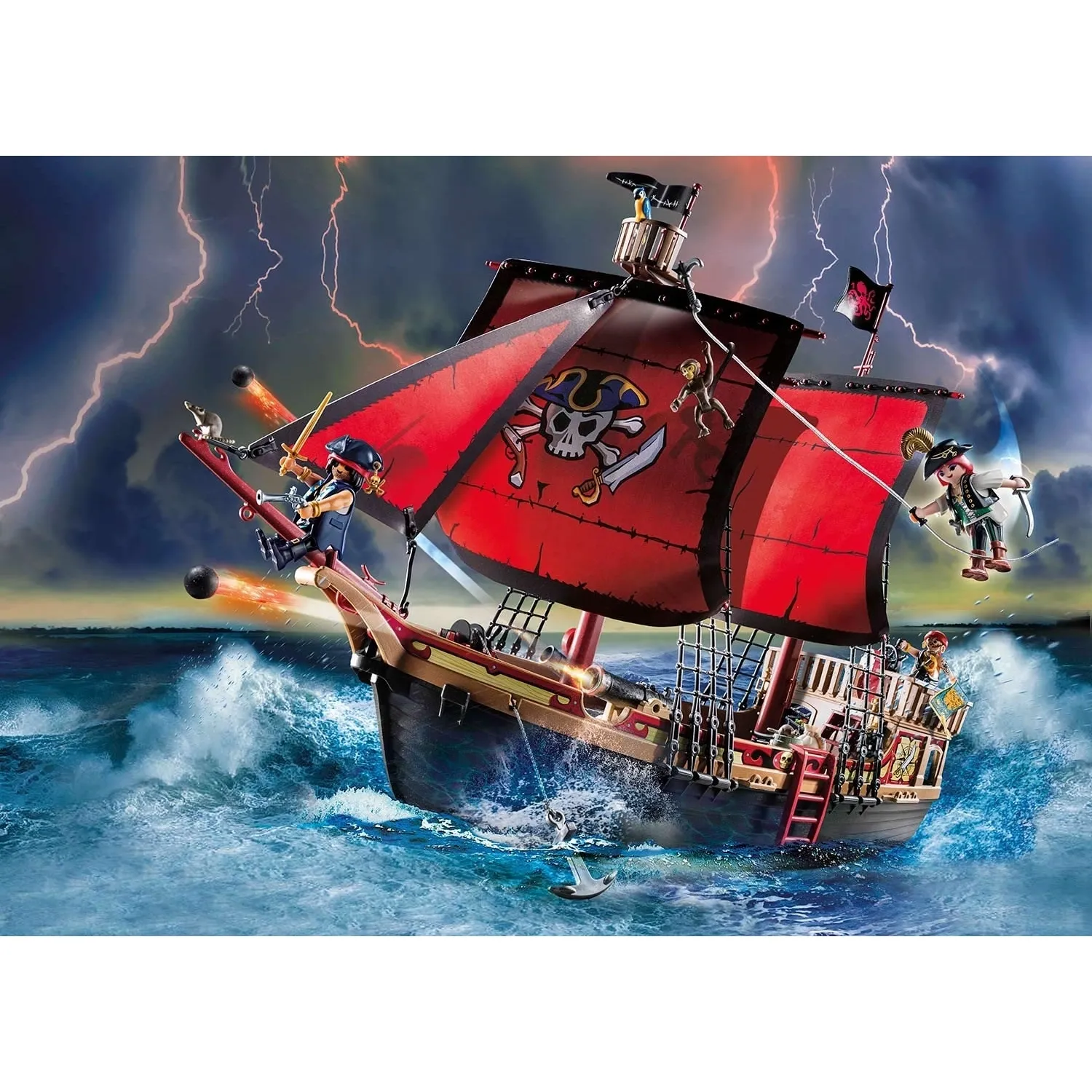 Playmobil - Bateau de Pirates - 9118 | Enfants | Jouets Éducatifs | jeux de construction | 9118 Playmobil Bateau de Pira