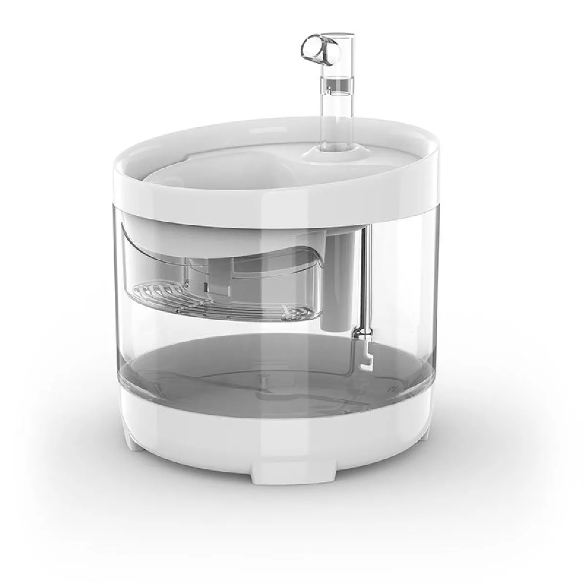 Comparer les prix de Fontaine pour chat Fontaine pour chat avec robinet Répartiteur d'eau pour chien Répartiteur électrique USB pour chien et chat avec 1 boîte de filtre   Fournitures d'alimentation et d'arrosage pour chat