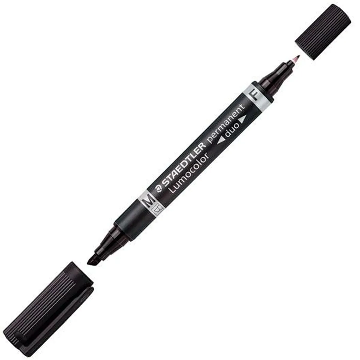 STAEDTLER  Marqueur Lumocolor Duo - Noir