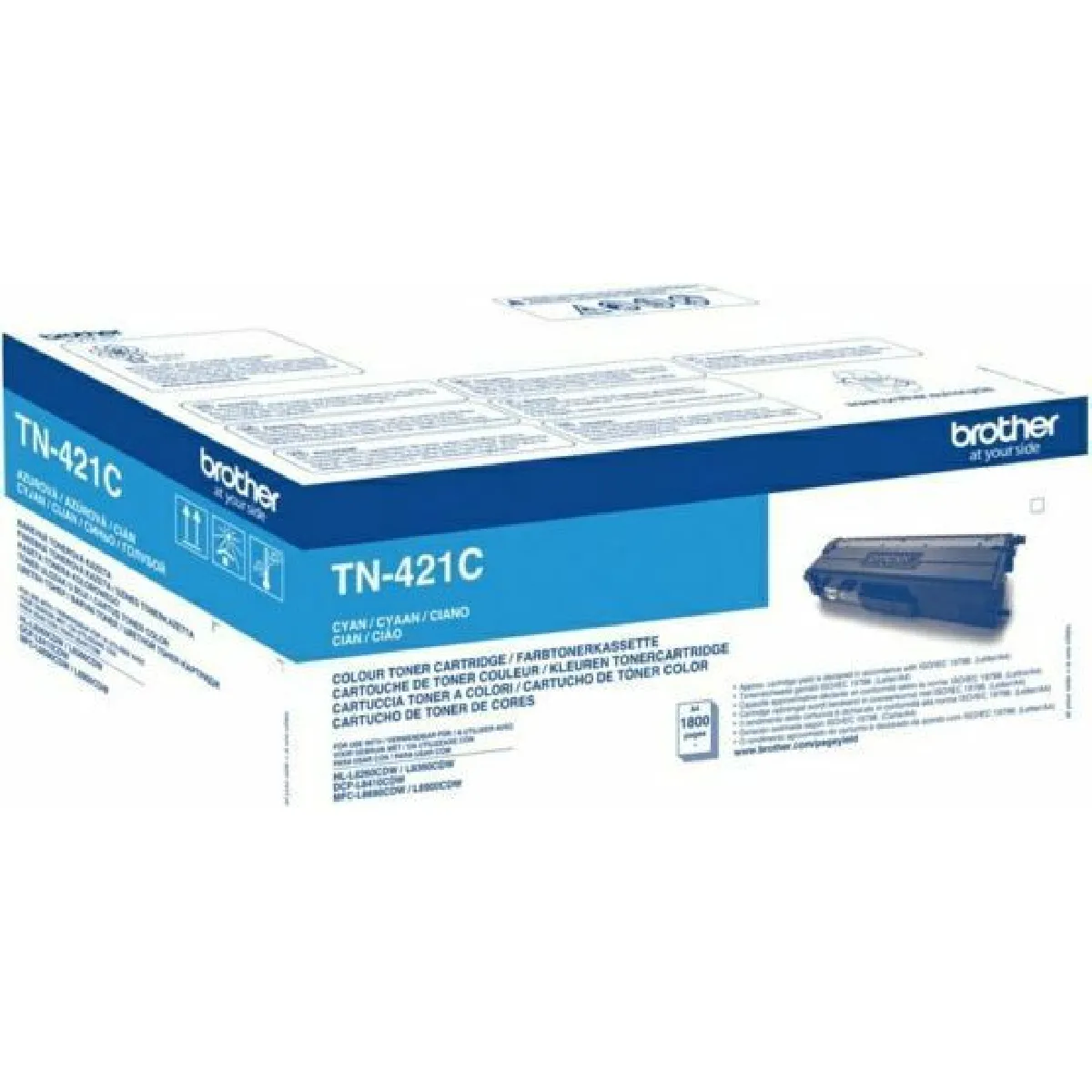 Brother TN421C Cyan - vue 2