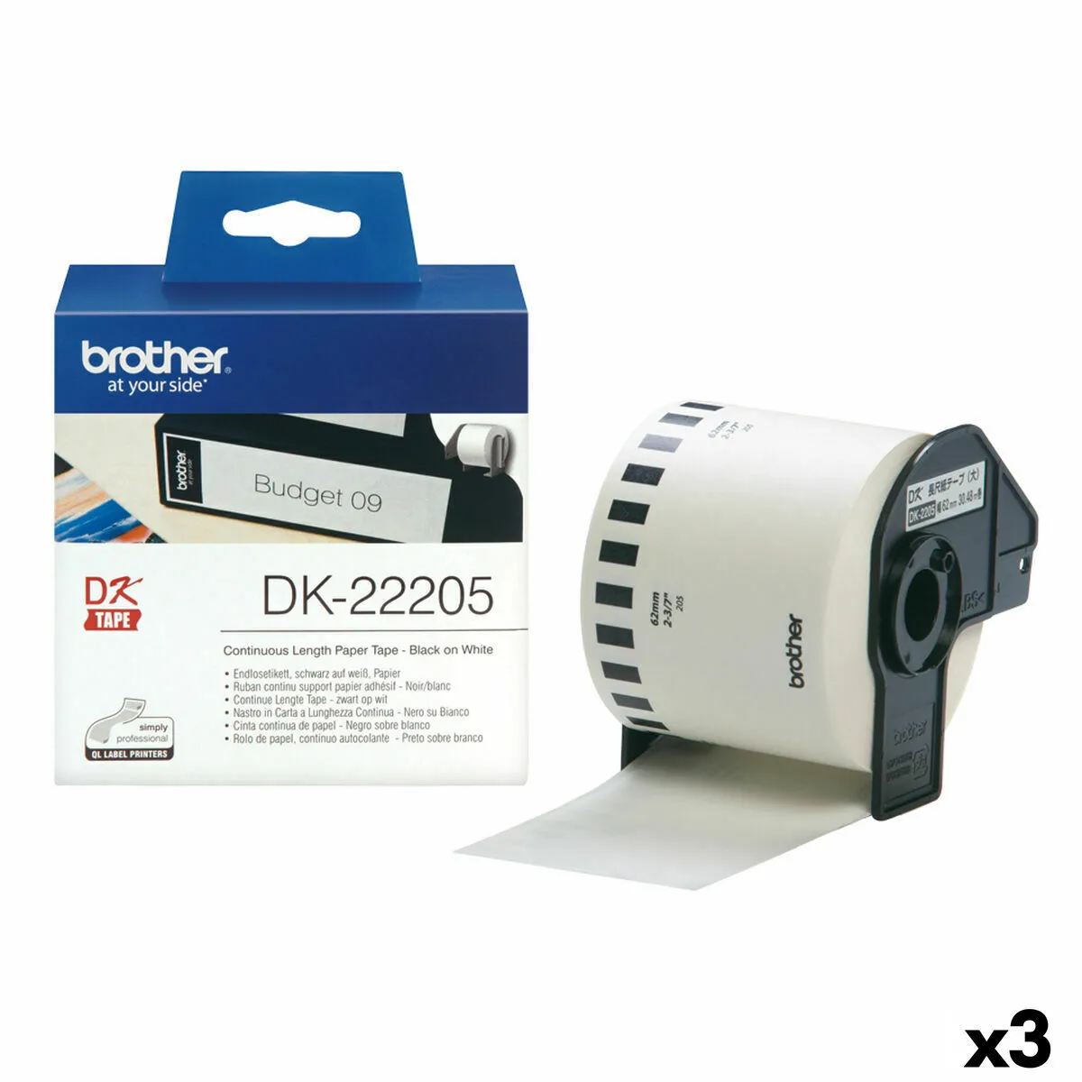BROTHER  Rouleau Papier Contin DK-22205