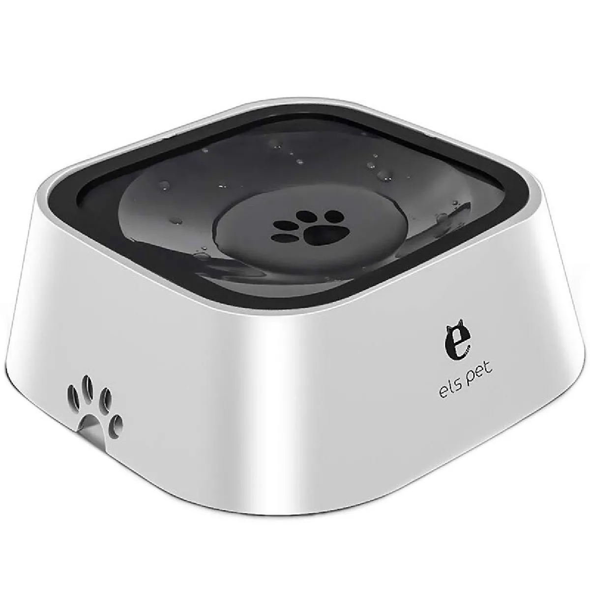 Meilleurs prix pour Bol pour chiens, bol d'eau pour chiens, pas de débordement, bol d'eau pour animaux, alimentation à eau lente, bol pour chiens, pas de glissement, distributeur d'eau pour animaux, arc d'élevage de 35 oz.