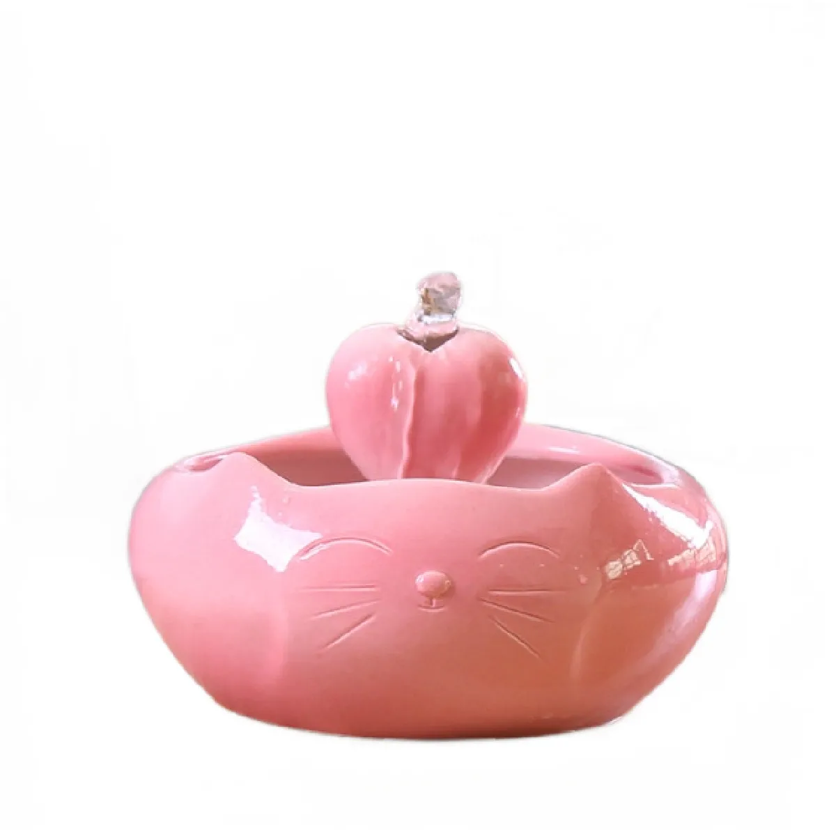 Comparer les prix de Fontaine à eau pour chat en céramique 2000ml Fontaine à eau à circulation automatique PET Distributeur d'eau pour fontaine 3D   Fournitures d'alimentation et d'arrosage pour chat