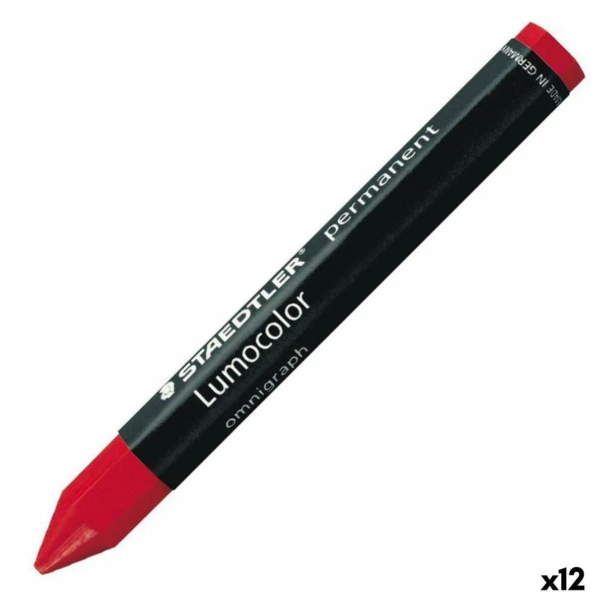 Staedtler Lumocolor Rouge 12 Crayons