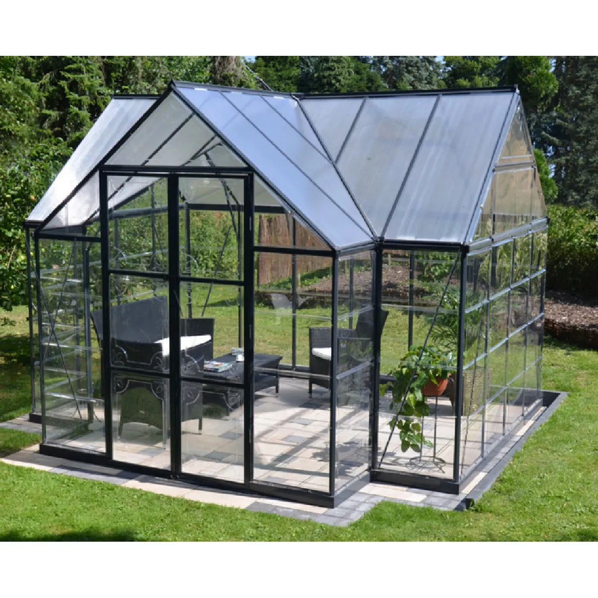 Palram - Serre de jardin - 10.1m² - Gris - Image 3