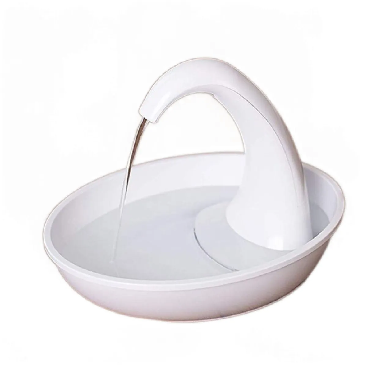 Comparer les prix de 2.34L Automatic Pet Cat Water Distributor Shape Swan Flux Regulable Static Cat and Dog Drinking Water Fountain Feeding Bowl   Fournitures d'alimentation et d'arrosage pour chats