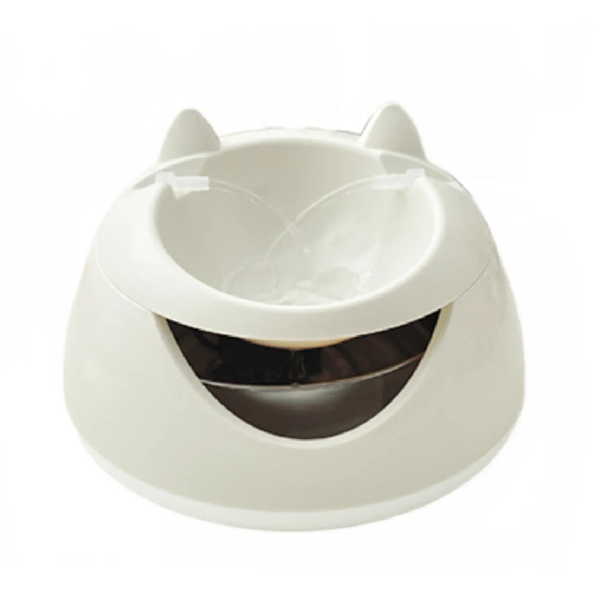 Meilleurs prix pour Fontaine d'eau pour animaux d'accouchement éclairée automatique Fontaine d'eau pour chiens de chat Distributeur d'eau chaude électrique USB Bol de boisson pour chats   Fournitures d'alimentation et d'arrosage pour chats (blanc